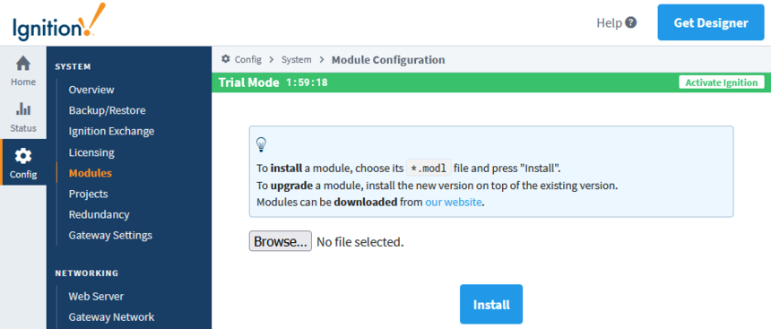 Ignition Gateway Server